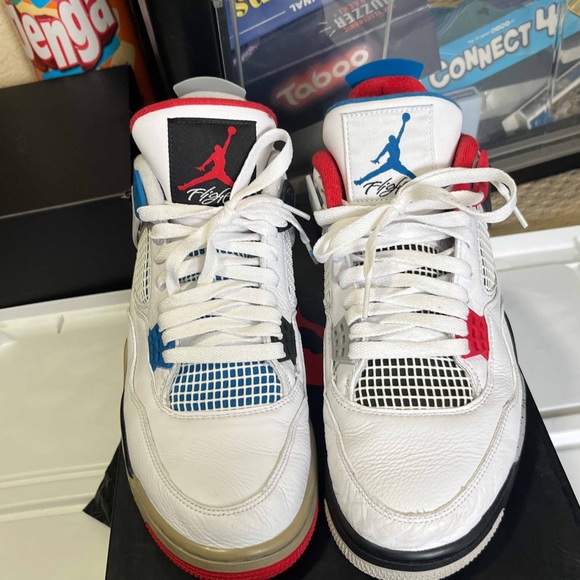 Nike Air Jordan 4 Retro “What The 4” Fire Red CI1184-146 Men\'s Size 10.5 main image 4